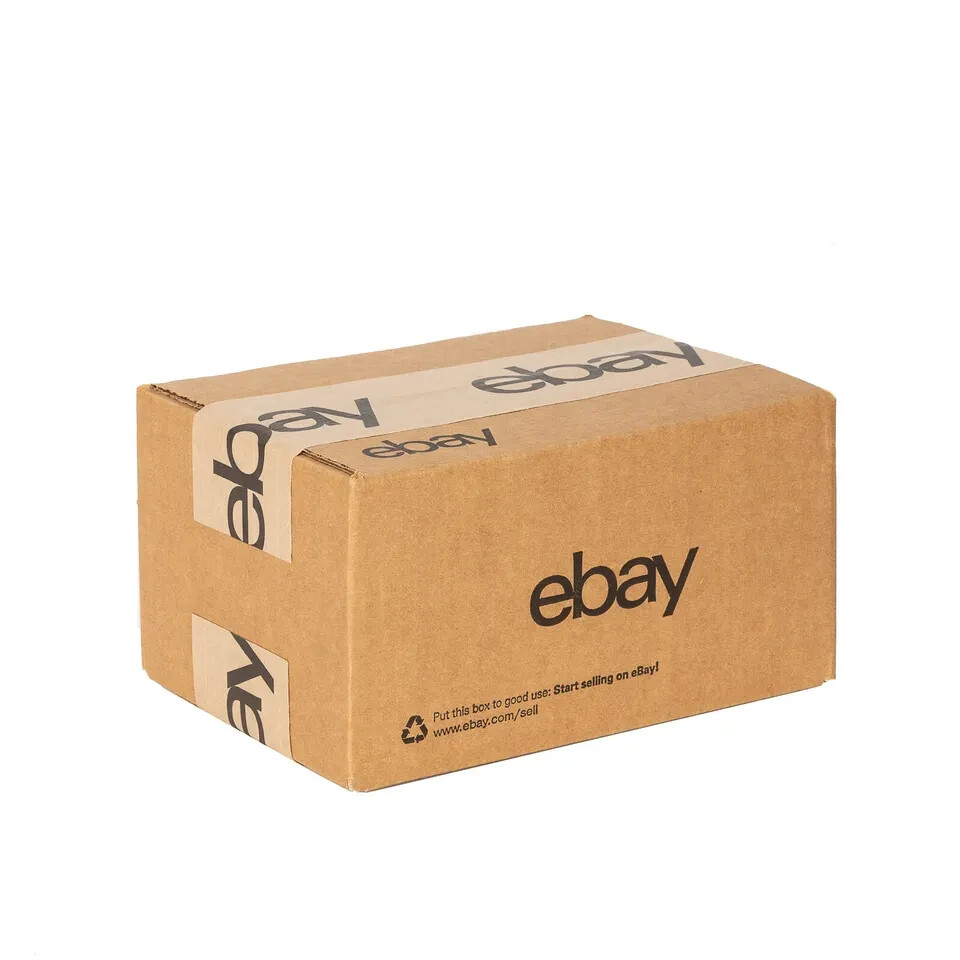 25x 8" x 6" x 4" Boxes EBAY BRAND Black Logo eBay
