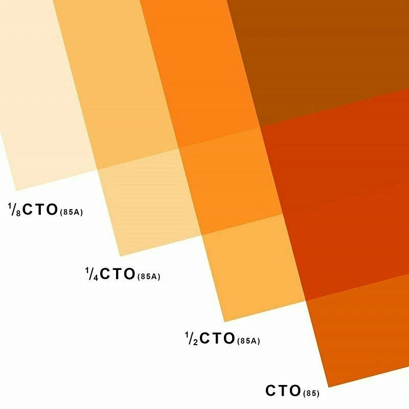 4pcs Lighting Filter Orange Gel Sheets For Red Head Continuous Light 40x50cm - image 2 of 4