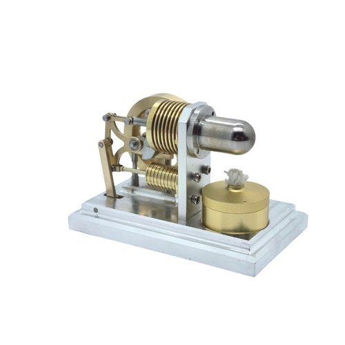 Mini Tiny Stirling Motor Engine Model Toy that Works Power Generator Adults Gift - Picture 10 of 11