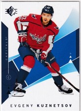 2018-19 UPPER DECK SP HOCKEY EVGENY KUZNETSOV BLUE PARALLEL