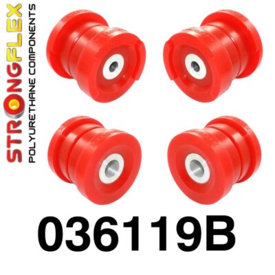Silentbloc (bushing) Train Arrière Pour BMW E46 - Polyuréthane StrongFlex - Neuf Avec Garantie