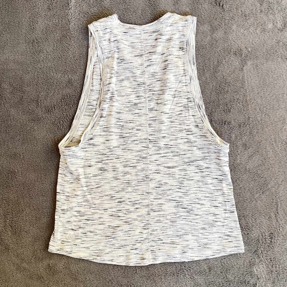 Lululemon Cardio Squad 运动版型背心老虎太空灰染料女式 6 码 — 第 2/4 张图片