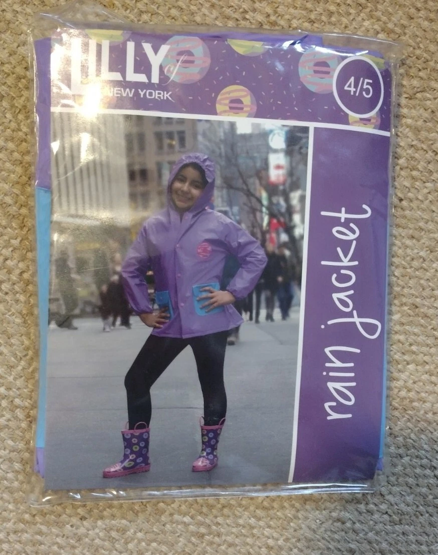 Girls purple cheap rain jacket