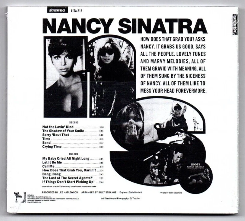 Nancy Sinatra - How Does That Grab You? - 1966er Album+2 Bonus Tracks/CD Neuware - Bild 2 von 2