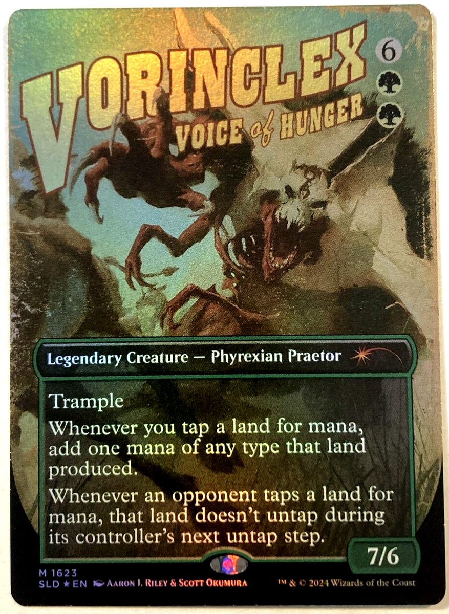 MTG Vorinclex Voice of Hunger RAINBOW FOIL Secret Lair Drop 1623