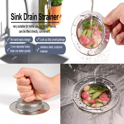 1 Set Sink Strainer Smooth Anticlogging Kitchen Sink Drain Filter