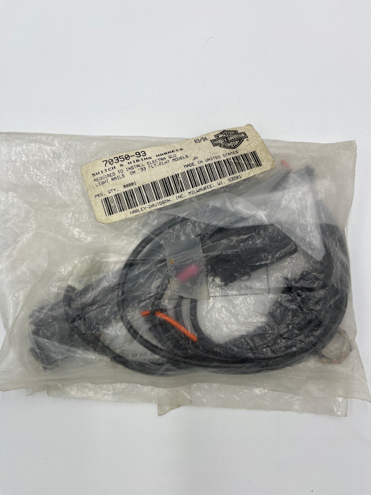 Harley-Davidson Switch & Wiring Harness - Part # 70350-93