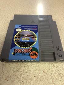 hollywood squares nes  1985 Former Rental Game With Mint Instructions Tested