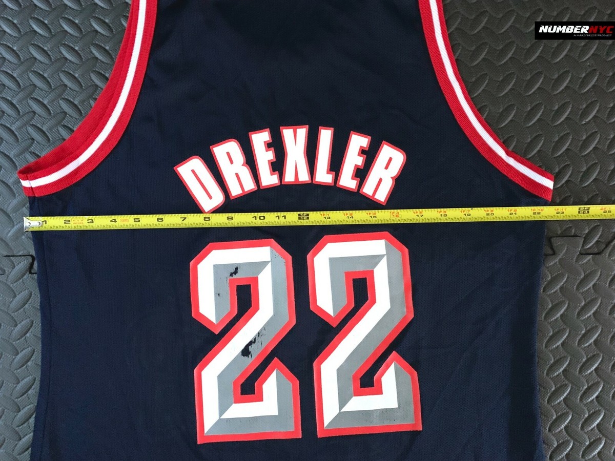 Houston Rockets 22 Clyde Drexler NBA Basketball Champion