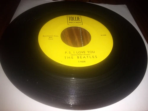 The Beatles P.S. I Love You / Love Me Do 7" 45 Tollie Records Vinyl T-9008