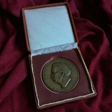 1941 Petzval Lens Inventor Optic Science Photography Camera Bronze Medal Plaque