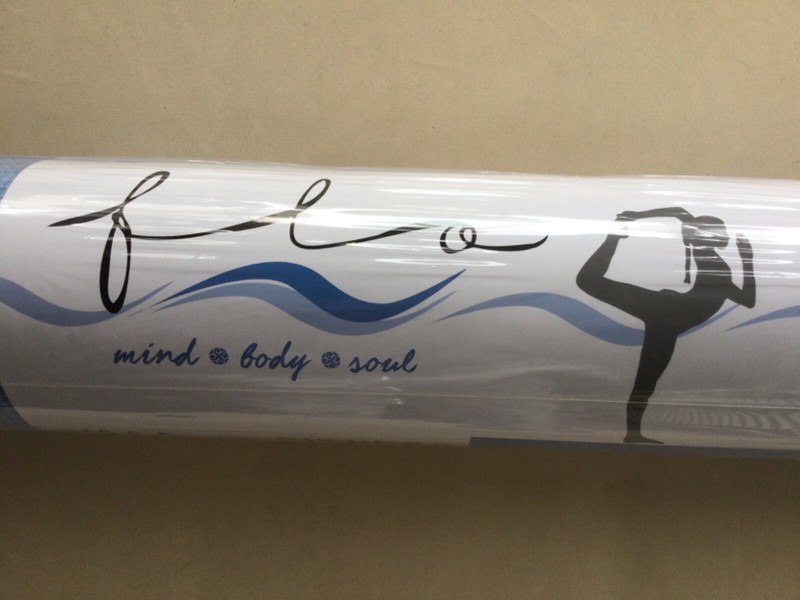 FLO Yoga Mat with rope- 6MM - Non-slip premium foam cushion 24"W×68"L×6mm