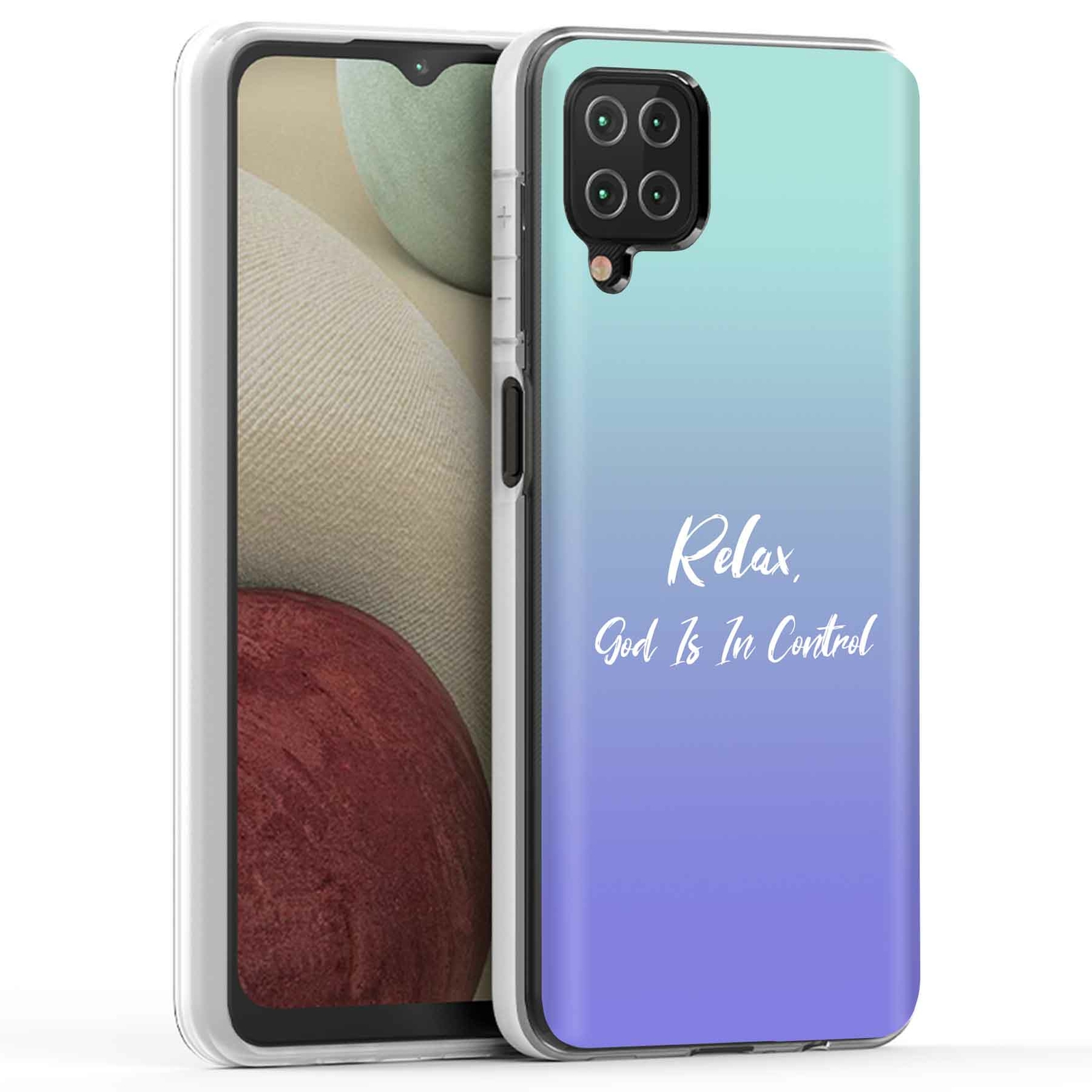 God Is In Control Samsung Galaxy A12 Phone Case Cover USA Design-image