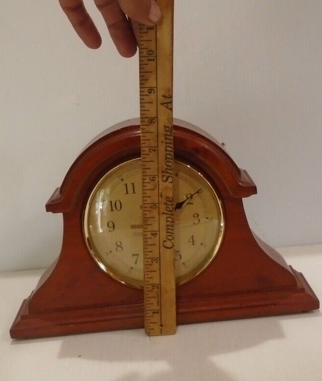 Brownstone Tabletop Mantle Clock Used Good Condition eBay