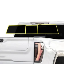 Precut Rear Windshield Ceramic Window Tint Fits GMC Sierra 2500/3500 Crew 15-19