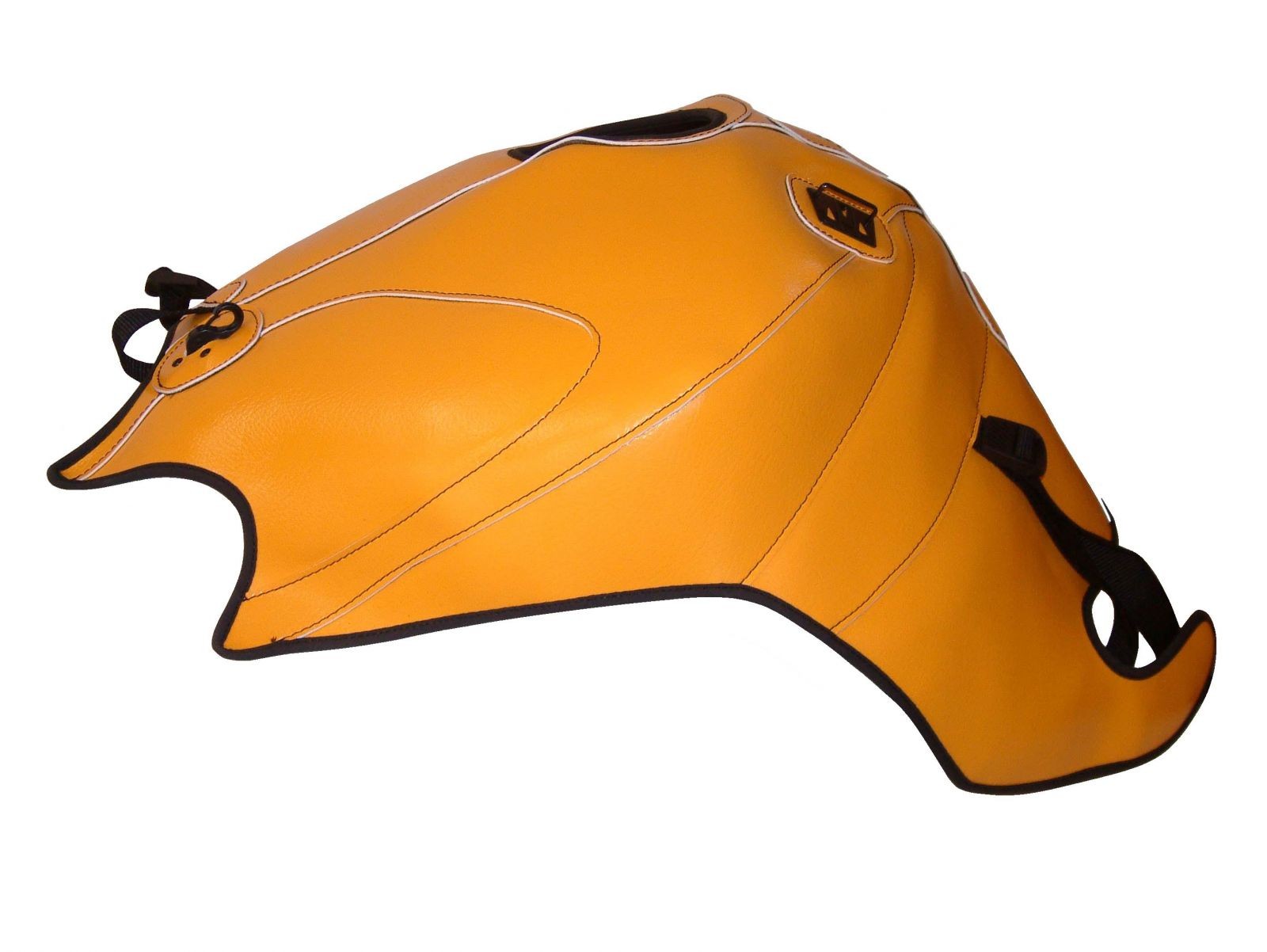 Protège-réservoir jaune BMW K1300R de Top Sellerie pour vos balades et road trips
