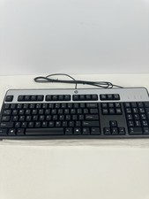 HP KB-0316 Wired USB Desktop Keyboard Black Full Size Open Box New