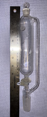 #ad #ad Pyrex 125mL Pressure Equalizing Addition Funnel 24 40 plus stopper $35.00