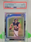 2024 Donruss Optic - Rated Rookie Caleb Williams #201 Holo Prizm (RC) PSA 10