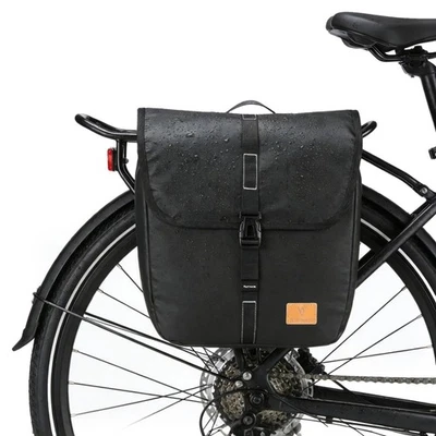 Sacoche Vélo,20L Sac Vélo Grande Capacité Résistante aux UV,Grand Sac étanche - Photo 1/4