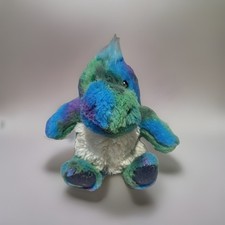 Warmies Jr. Dinosaur Blue Green 8" Plush Microwave Heatable Cozy Therapy Anxiety