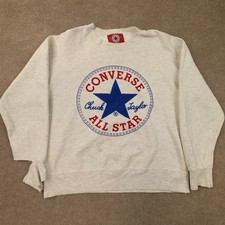 Converse Vintage 80's All Star Crewneck Authentic Size Medium Chuck Taylor