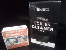 EVEO PRO SCREEN CLEANER SPRAY 16oz PLUS Wecleno keyboard Screen cleaning kit