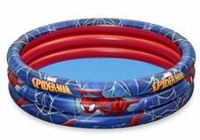 Marvel Spider-Man 3 Ring Inflatable Pool 48 x 48 x 12 inches Ages 2 NEW