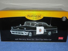 1956 Mercury Montclair Police 118 Platinum Sun Star Opening Hood Doors Trunk