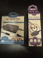 Tomee Nintendo Gamecube Power Supply Cord AC Adapter Plus Av Cable New!