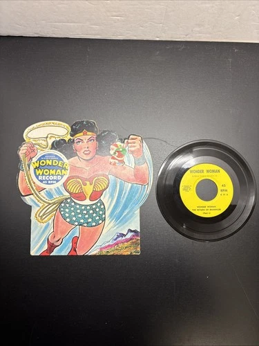 Vintage Wonder Woman Record 45 RPM