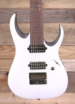 Ibanez K7YANG ''Head'' Signature 7-String Electric Guitar Matte White w/ Gigbag