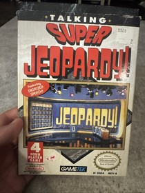 Vintage Nintendo NES 1991 Talking Super Jeopardy Game W/ Box Manual Cover WORKS!