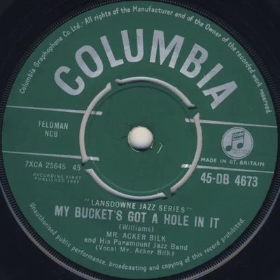 Acker Bilk And His Paramount Jazz Band Thats My Home Vinyl Single 7inch