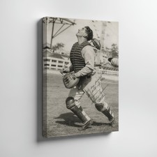NEW YORK YANKEES Mickey Cochrane Wall Art Baseball Decor Print WRAPPED CANVAS