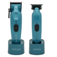 Cocco Hyper Veloce Pro Clipper & Trimmer Combo – Dark Teal, Graphene Blades