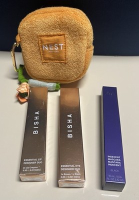 Bisha Essential Eye & Lip Designer Duos, Kevyn Aucoin Mascara, Nest Coin Purse