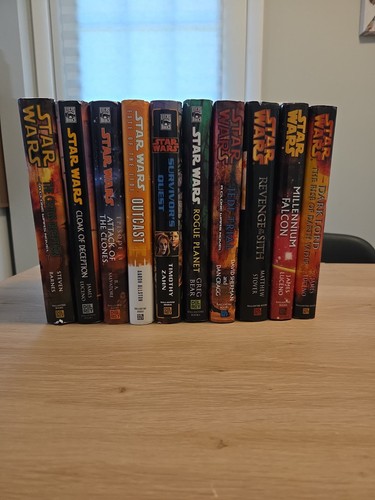 Star Wars Lot 10 Hardcover Books ( Delray)
