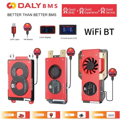 Daly Smart WIFI BMS LiFePo4 4S-20S 40A-500A Li-ion Akku BMS with Wifi BT Module