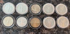 Lot of 10 - 1991, 1993, 2009 American Silver Eagle 1oz