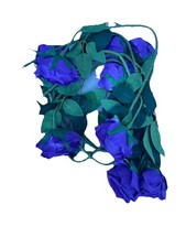 Pkg of 10 Pcs Artificial Flowers, Purple, Decoration, Approx 20", NEW Roses