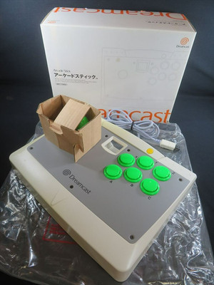 Arcade stick Sega Dreamcast controller DC tested joy Joystick Japan hkt-7300 box