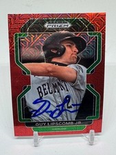 2022 Panini Prizm Draft Guy Lipscomb Jr. #PDP151 Red Mojo Prizm (RC) SIGNED