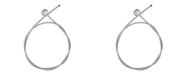 Brake Straddle Single Barrel Cable Wire Silver
