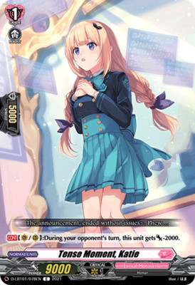 Tense Moment, Katie - D-LBT01/078EN - C Nm-Mint, English Vanguard Lyrical Melody