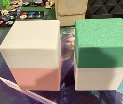 Simple 2 Color Deck Box TCG