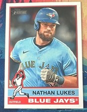 2025 Topps Heritage High Number - Nathan Lukes #601
