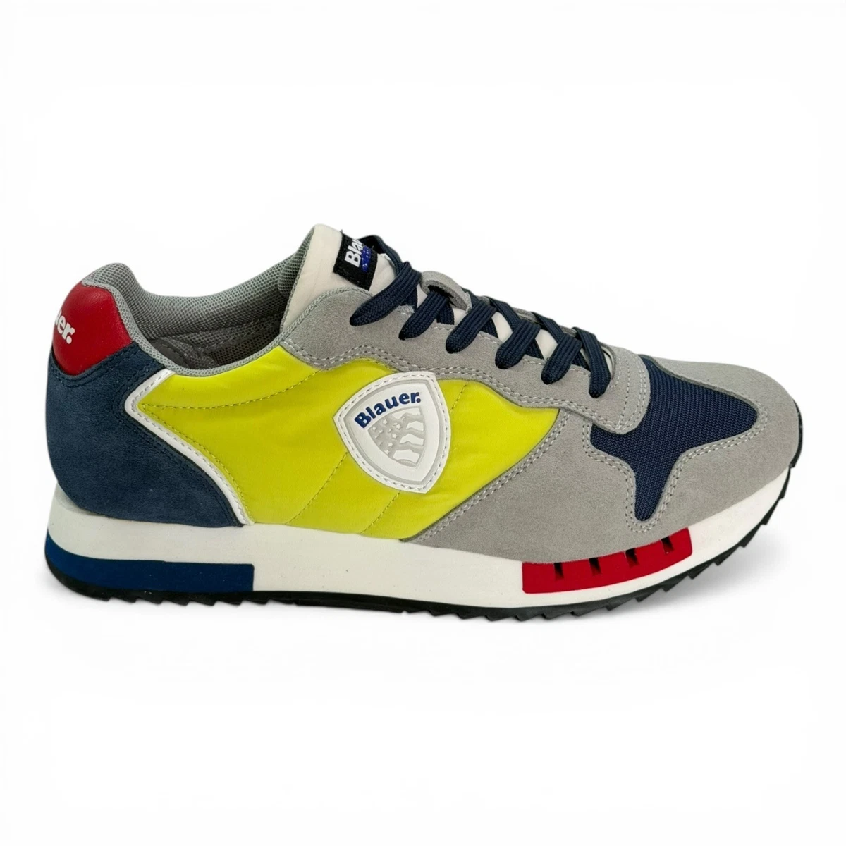 Blauer MEMPHIS06 leather/fabric shoes grey GRIGIO - Scarpe Sneakers