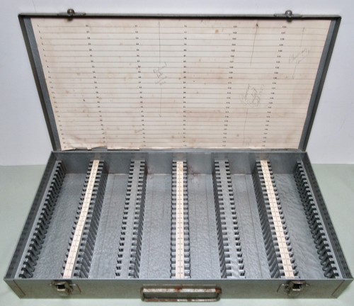Vintage 35 mm 2-Inch  Slide Storage Case For 150 Slides (1956-1957 )
