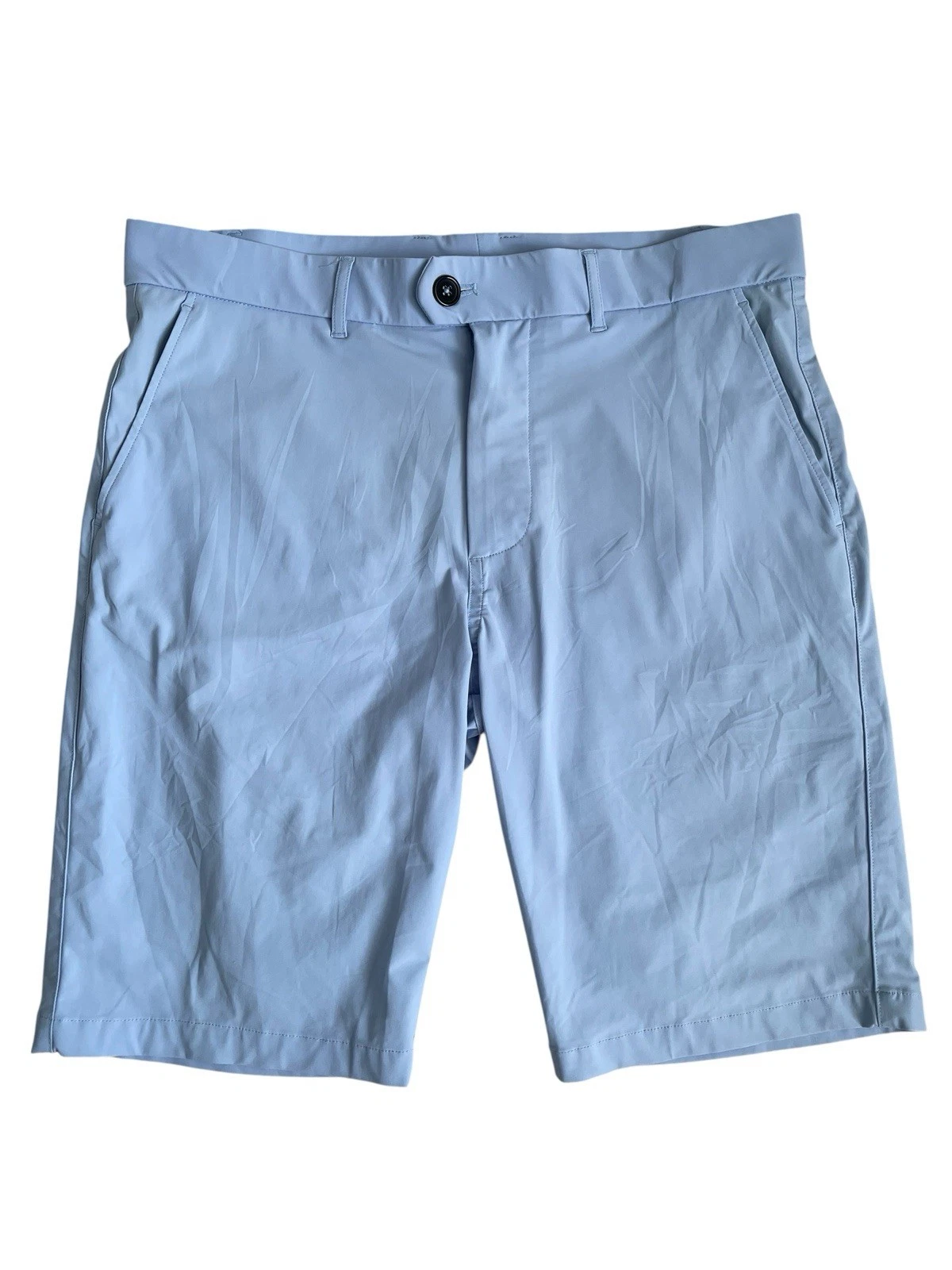 Greyson Montauk Performance Shorts 10” Men's 34 Wolf Blue Golf Stretch EUC